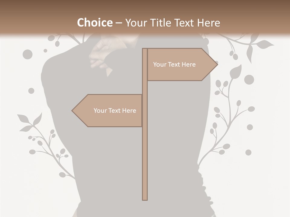 Close Modeling Stylish PowerPoint Template