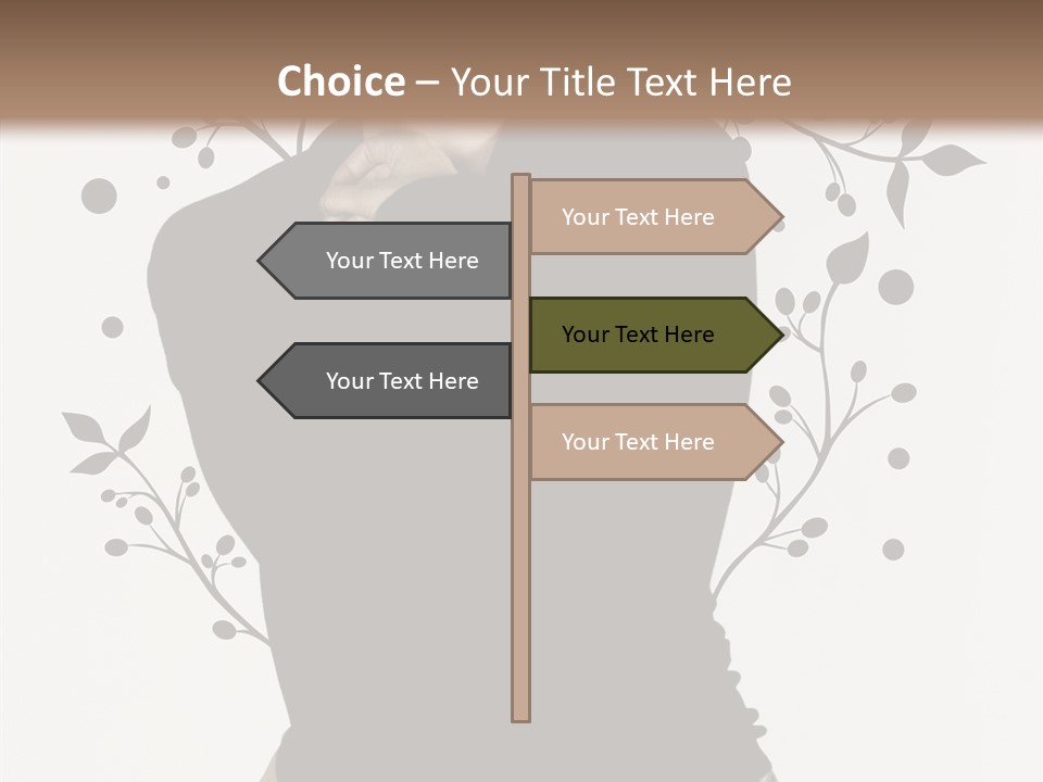Close Modeling Stylish PowerPoint Template