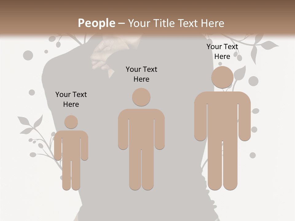 Close Modeling Stylish PowerPoint Template