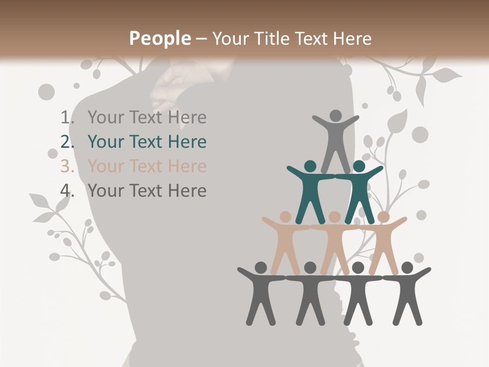 Close Modeling Stylish PowerPoint Template