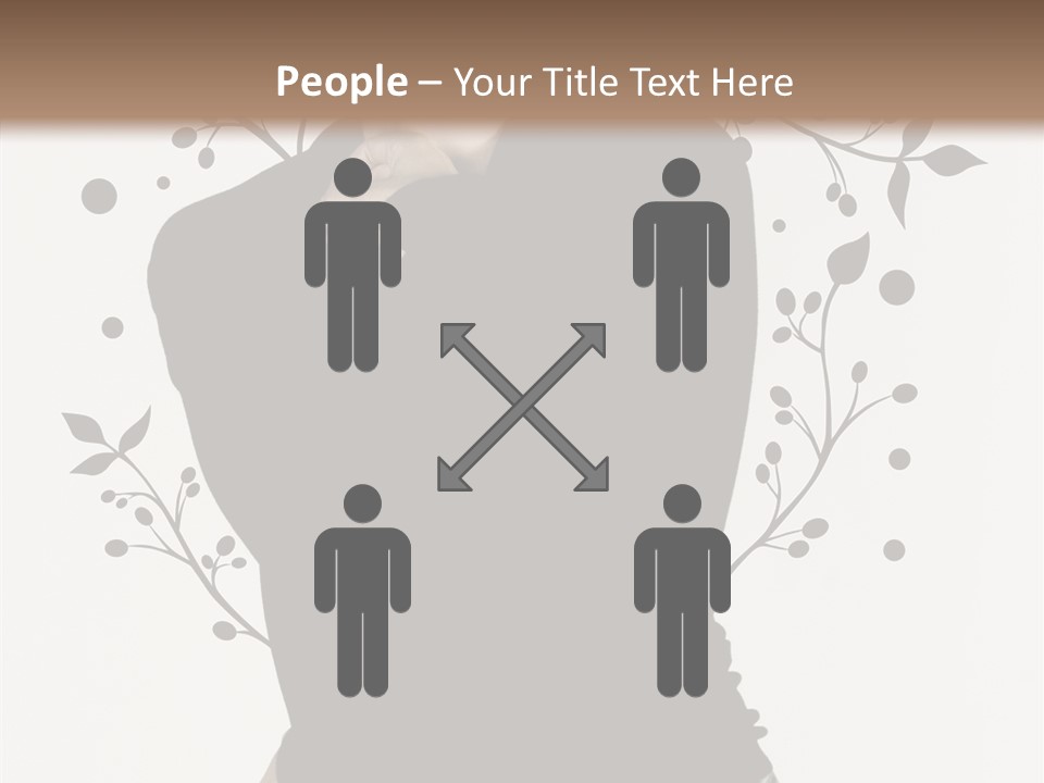 Close Modeling Stylish PowerPoint Template