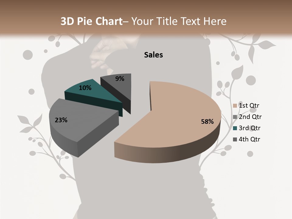 Close Modeling Stylish PowerPoint Template