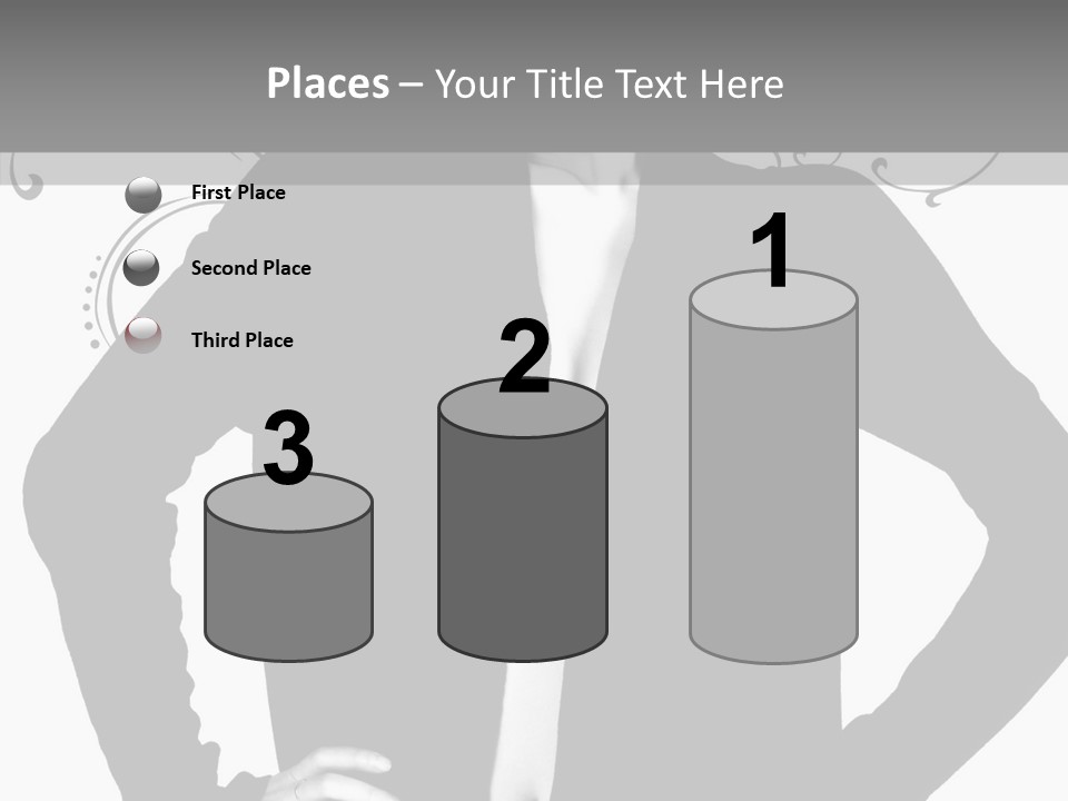 Illustration Skincare Modeling PowerPoint Template