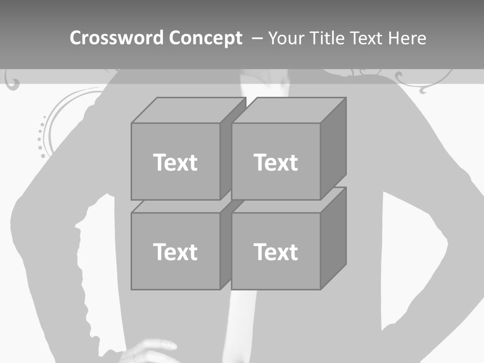 Illustration Skincare Modeling PowerPoint Template