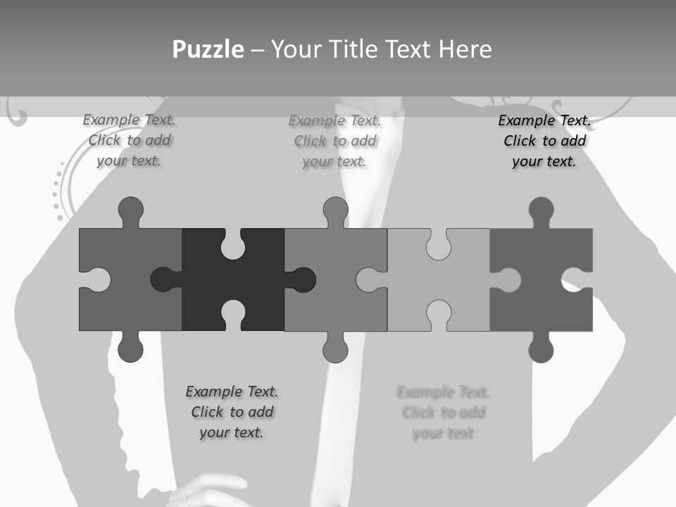 Illustration Skincare Modeling PowerPoint Template