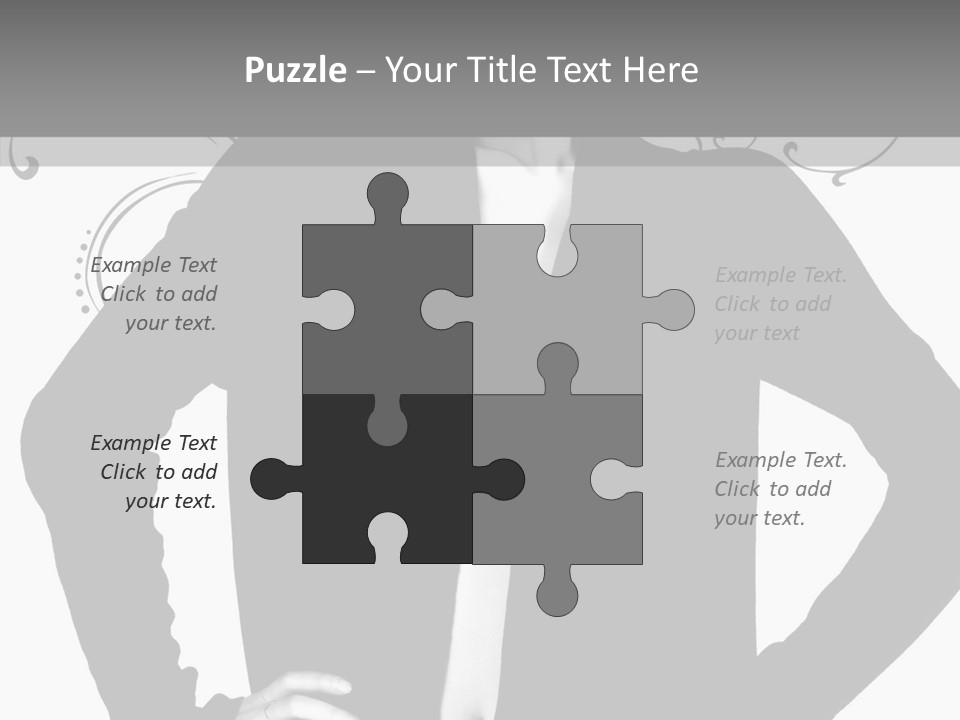 Illustration Skincare Modeling PowerPoint Template