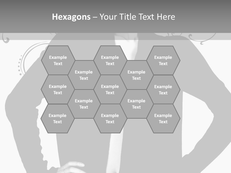 Illustration Skincare Modeling PowerPoint Template