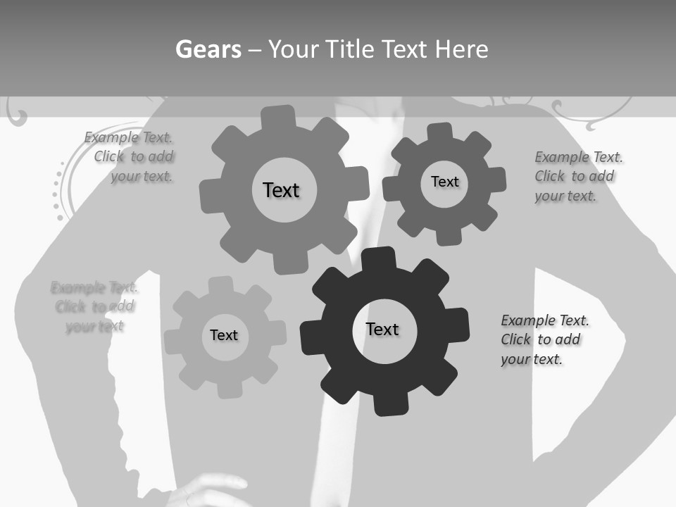 Illustration Skincare Modeling PowerPoint Template