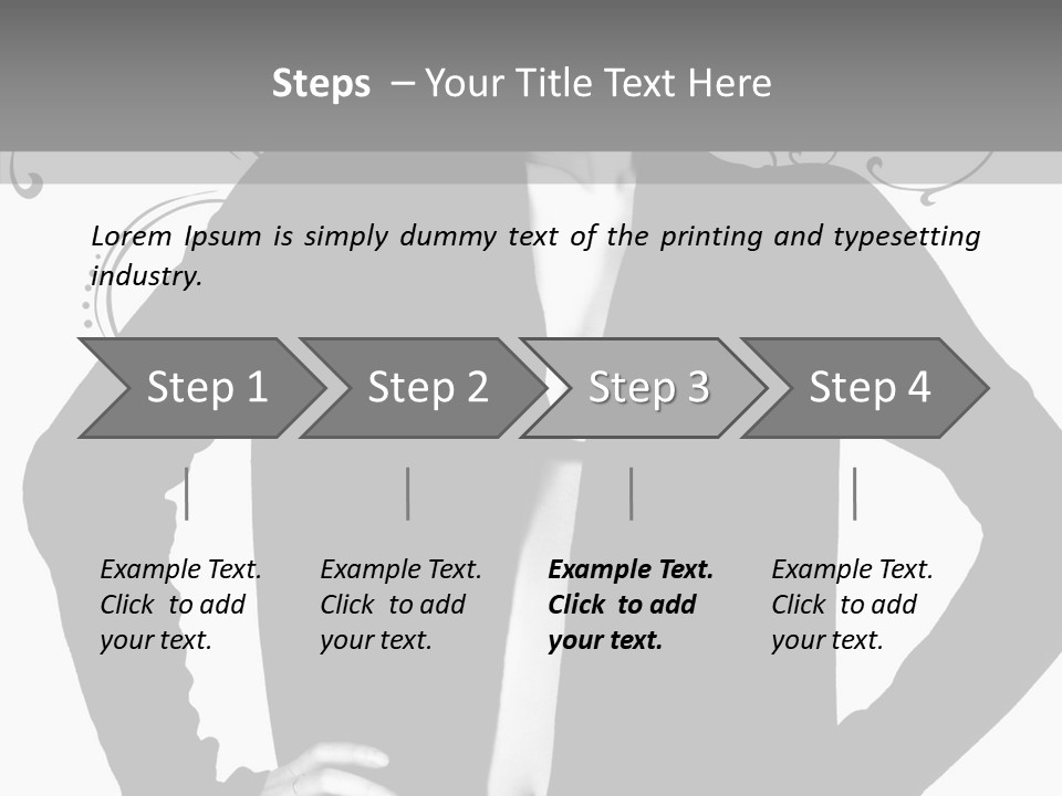 Illustration Skincare Modeling PowerPoint Template