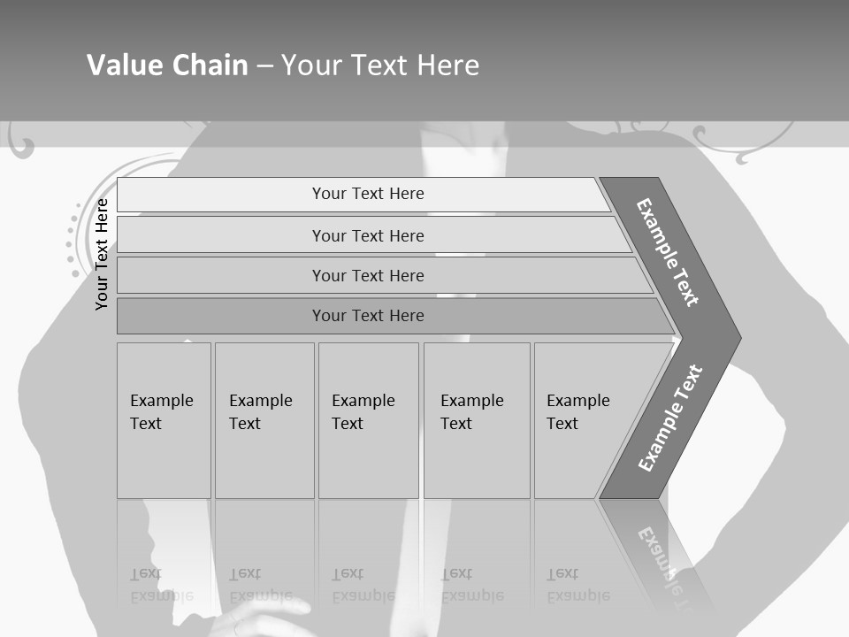 Illustration Skincare Modeling PowerPoint Template