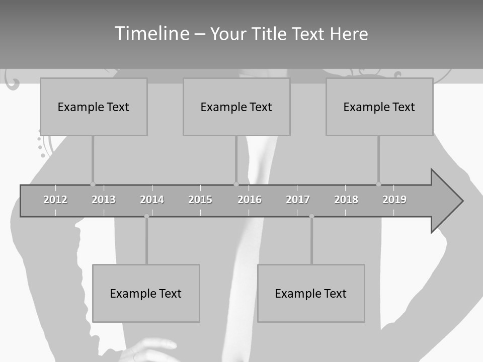 Illustration Skincare Modeling PowerPoint Template