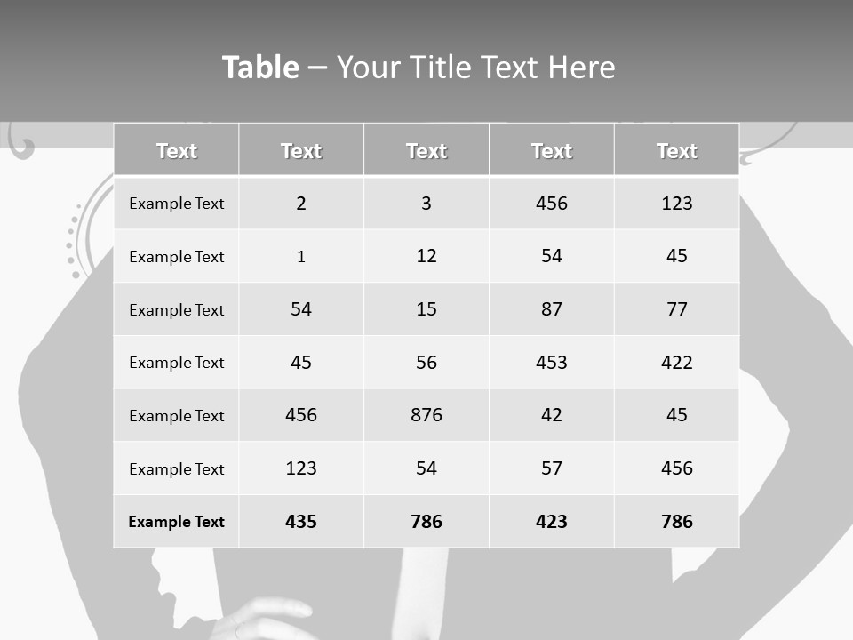 Illustration Skincare Modeling PowerPoint Template