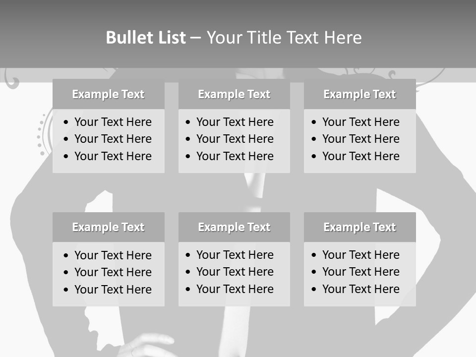 Illustration Skincare Modeling PowerPoint Template