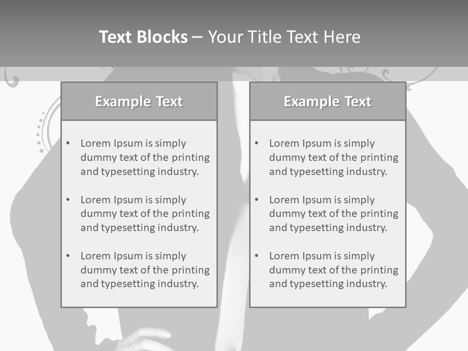 Illustration Skincare Modeling PowerPoint Template