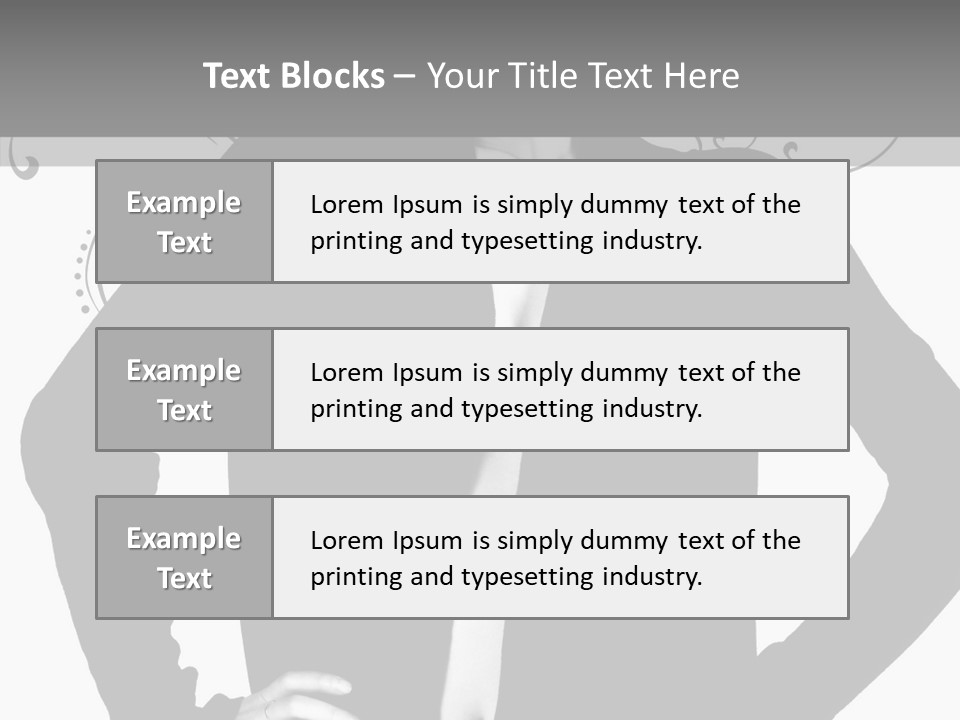 Illustration Skincare Modeling PowerPoint Template