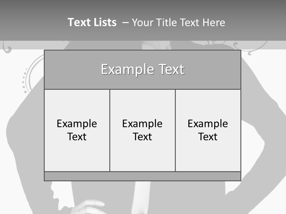 Illustration Skincare Modeling PowerPoint Template