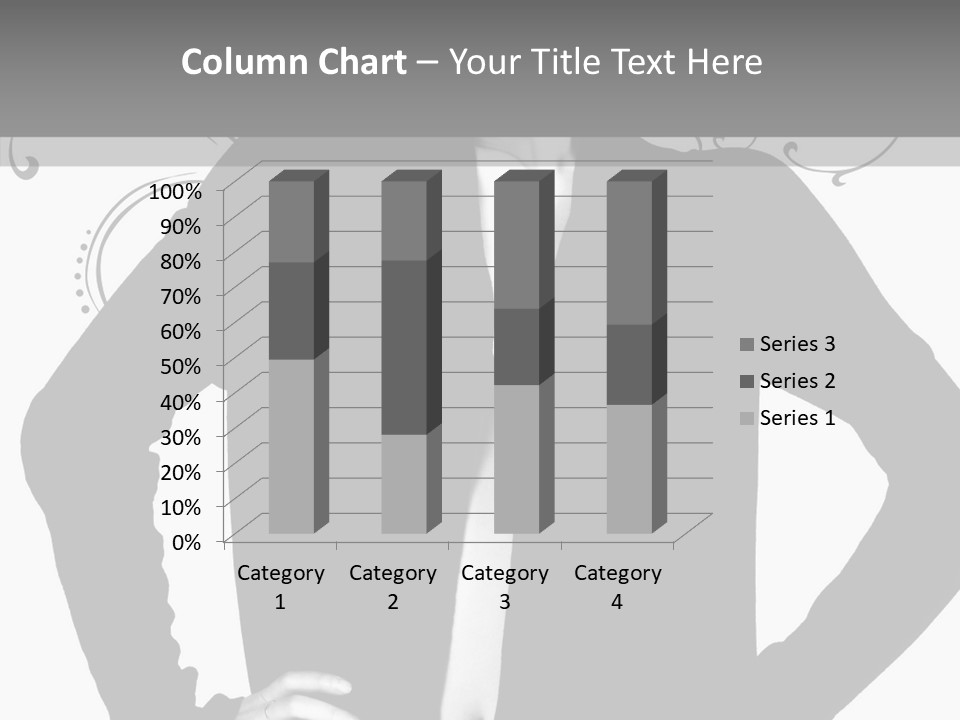 Illustration Skincare Modeling PowerPoint Template