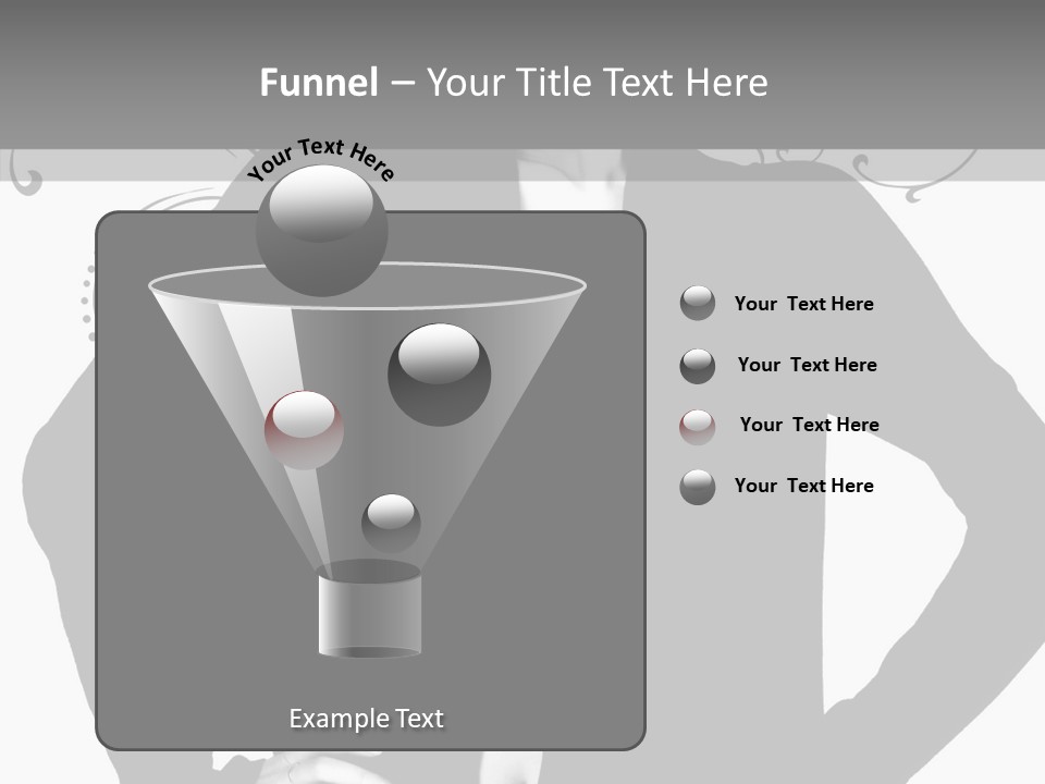 Illustration Skincare Modeling PowerPoint Template