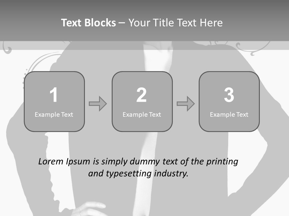 Illustration Skincare Modeling PowerPoint Template