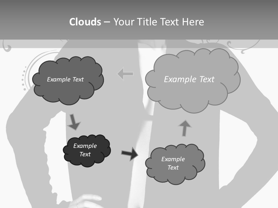 Illustration Skincare Modeling PowerPoint Template