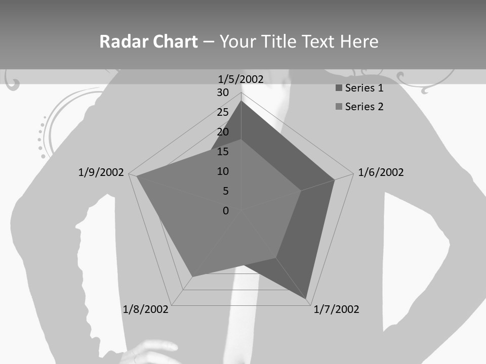 Illustration Skincare Modeling PowerPoint Template