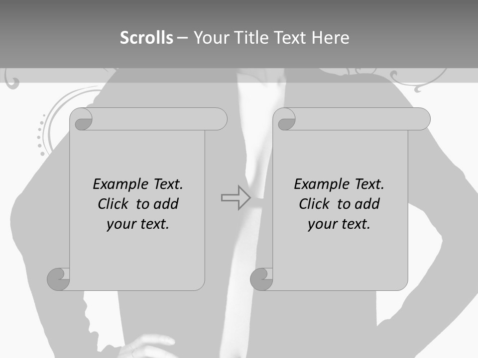 Illustration Skincare Modeling PowerPoint Template