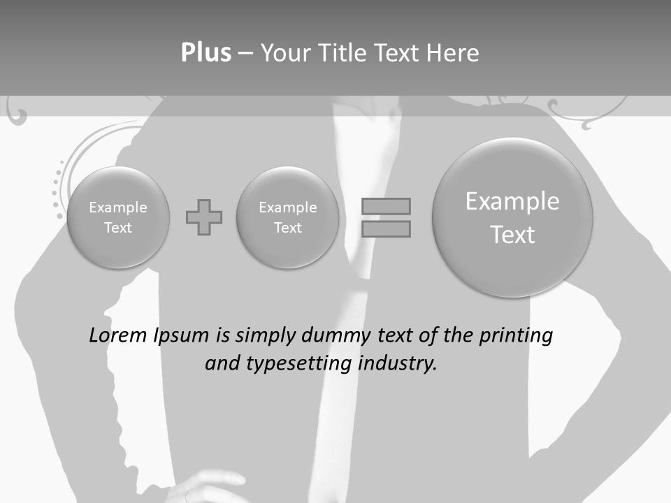 Illustration Skincare Modeling PowerPoint Template