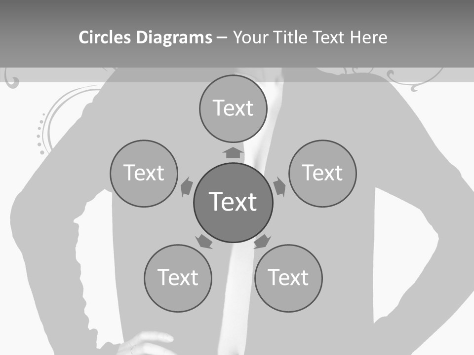 Illustration Skincare Modeling PowerPoint Template