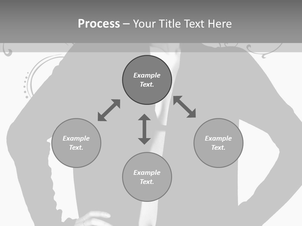 Illustration Skincare Modeling PowerPoint Template