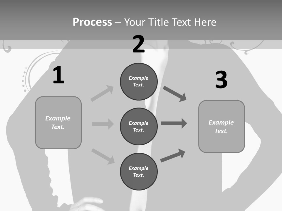 Illustration Skincare Modeling PowerPoint Template