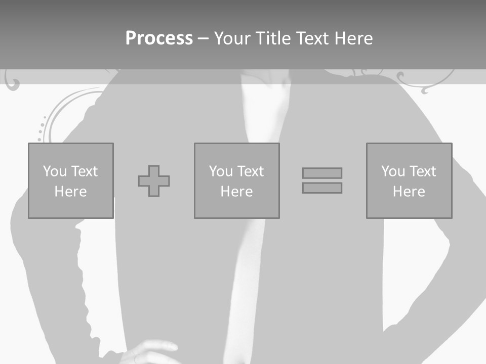 Illustration Skincare Modeling PowerPoint Template