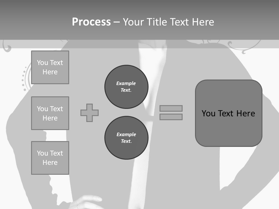 Illustration Skincare Modeling PowerPoint Template