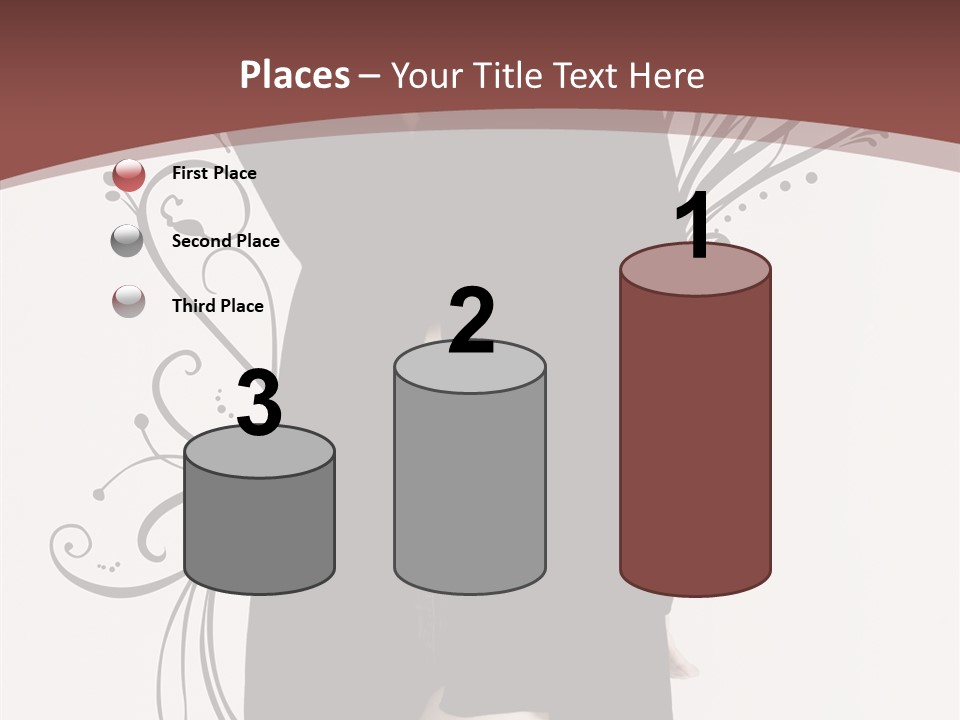 Pose Cosmetics Skirt PowerPoint Template