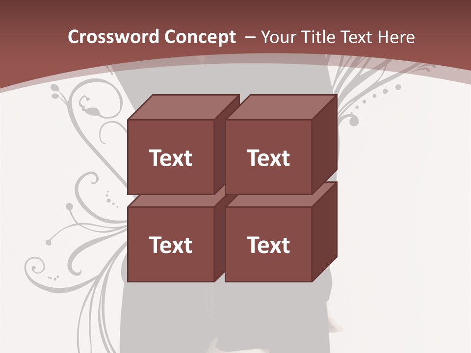 Pose Cosmetics Skirt PowerPoint Template