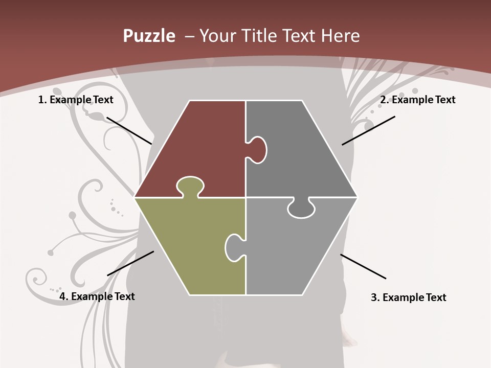 Pose Cosmetics Skirt PowerPoint Template