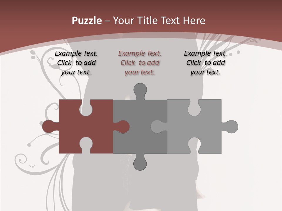 Pose Cosmetics Skirt PowerPoint Template