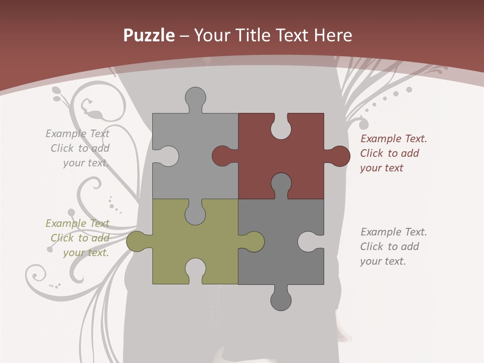 Pose Cosmetics Skirt PowerPoint Template