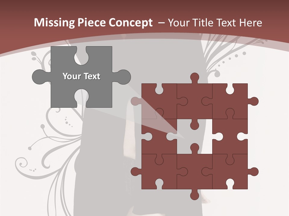 Pose Cosmetics Skirt PowerPoint Template