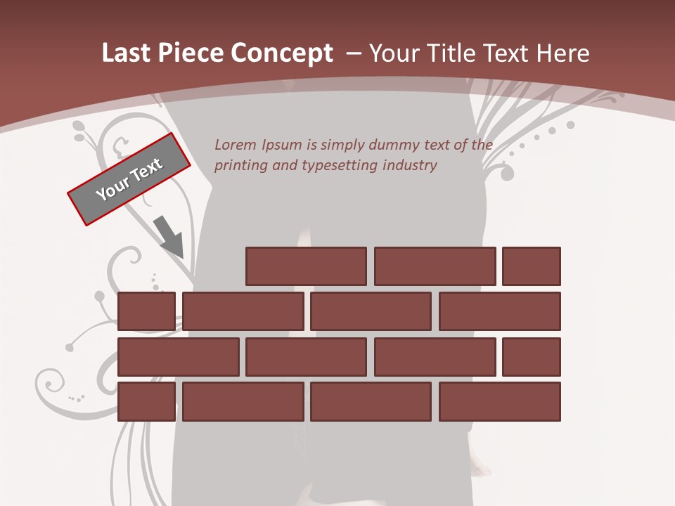 Pose Cosmetics Skirt PowerPoint Template