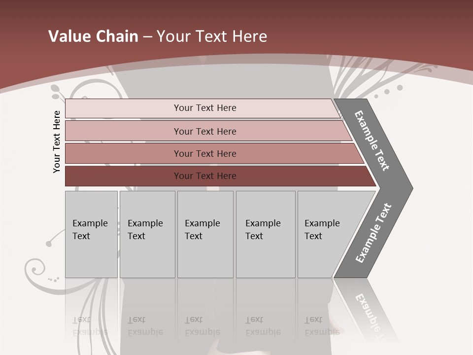 Pose Cosmetics Skirt PowerPoint Template