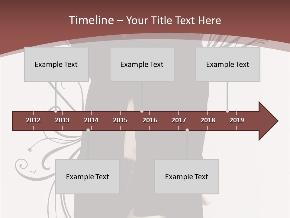 Pose Cosmetics Skirt PowerPoint Template