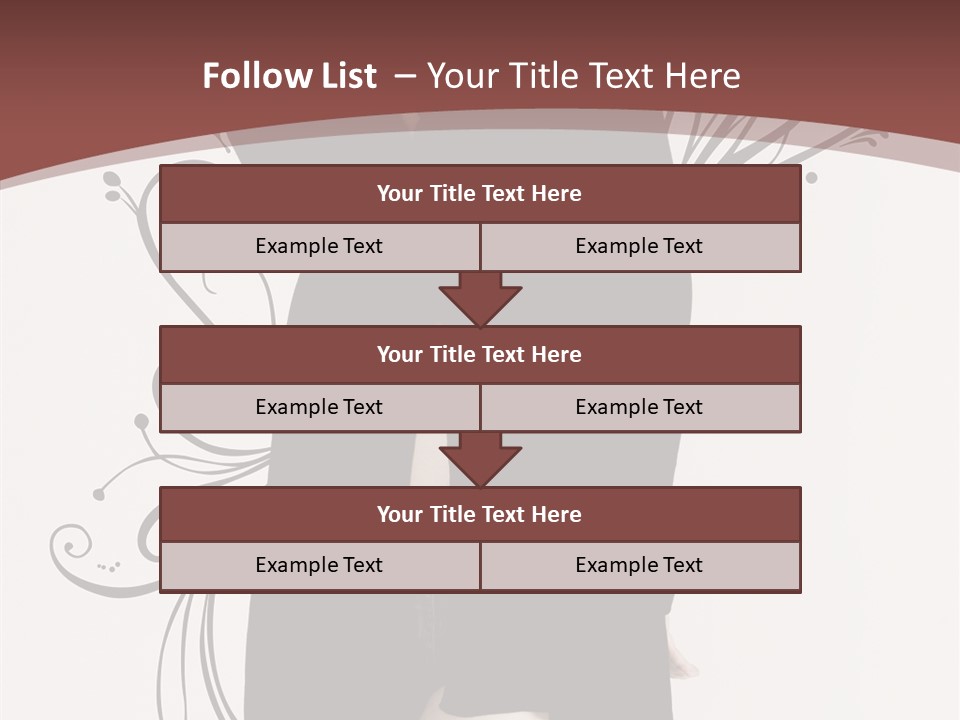 Pose Cosmetics Skirt PowerPoint Template