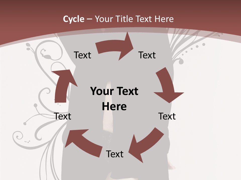 Pose Cosmetics Skirt PowerPoint Template