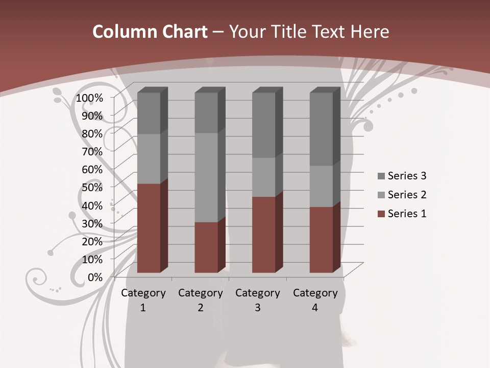 Pose Cosmetics Skirt PowerPoint Template