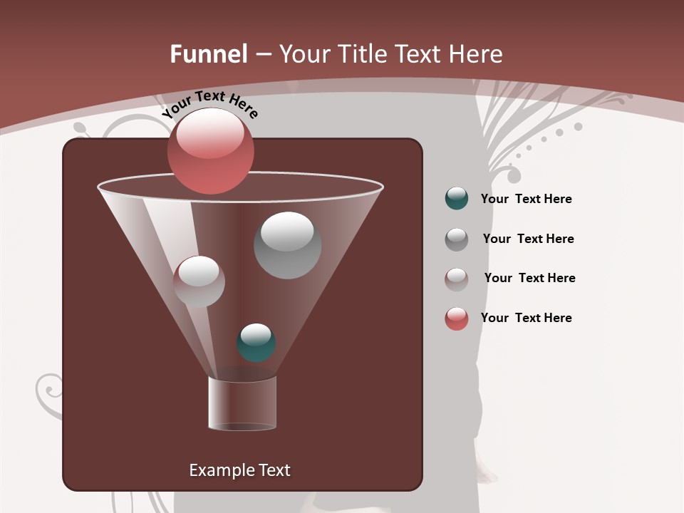 Pose Cosmetics Skirt PowerPoint Template