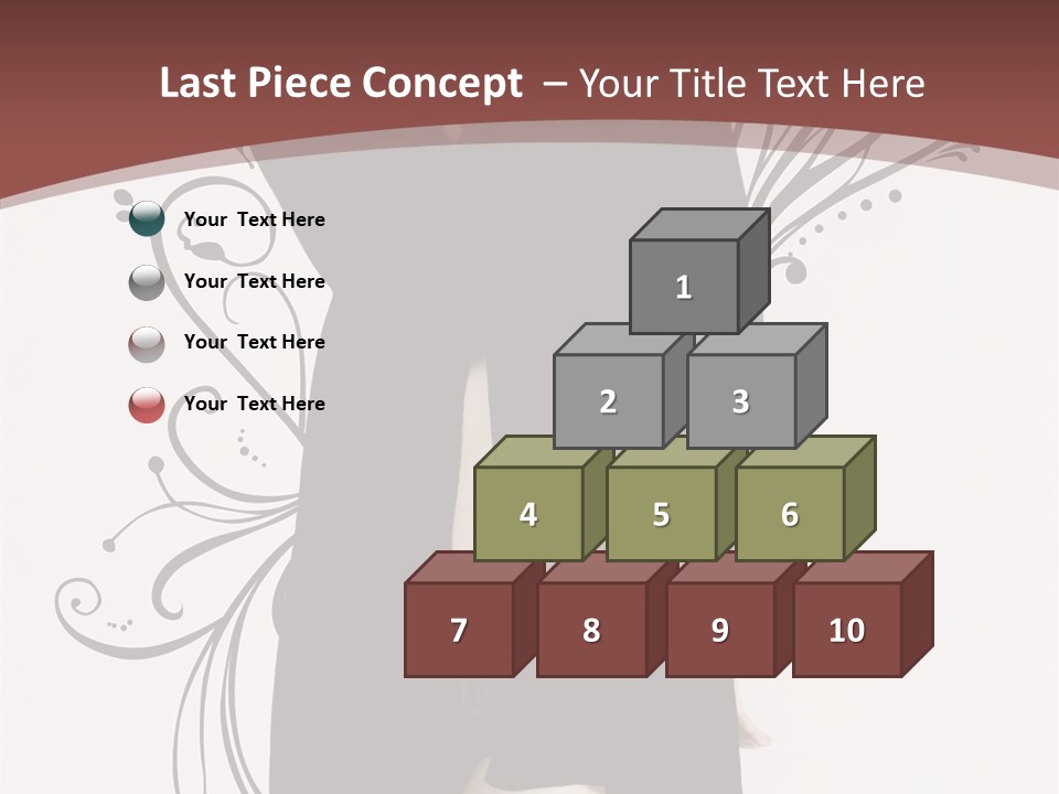 Pose Cosmetics Skirt PowerPoint Template