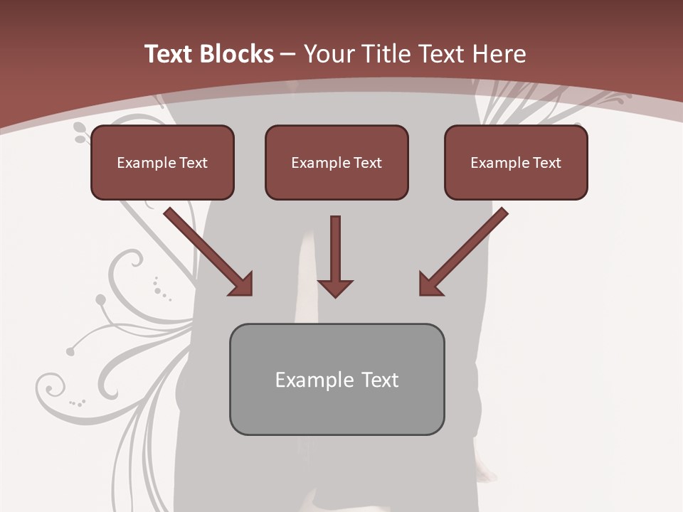 Pose Cosmetics Skirt PowerPoint Template