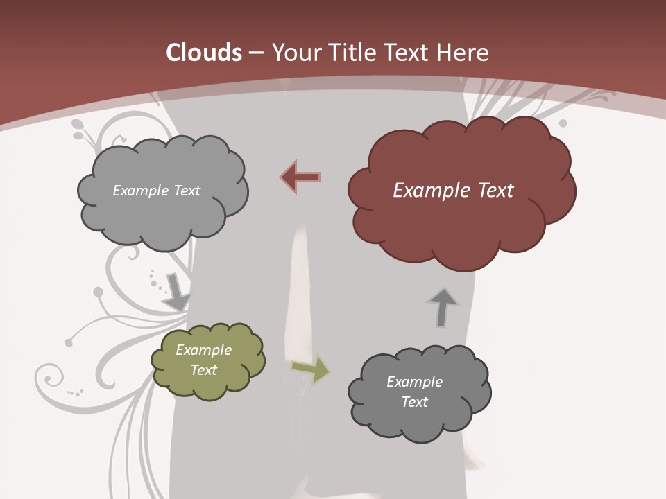 Pose Cosmetics Skirt PowerPoint Template