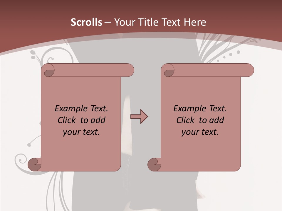 Pose Cosmetics Skirt PowerPoint Template