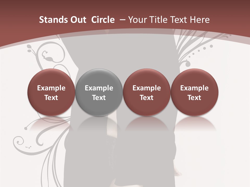 Pose Cosmetics Skirt PowerPoint Template